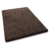 casa pura® hochwertiger Hochflor - Teppich für besonders weiches Laufgefühl | dunkelbraun | 4 Größen | 100x150cm -