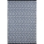 Green Decore - Kunststoff-Teppich für den Außenbereich, blaue und weiß, wendbar, leicht, 120 x 180 cm - 3