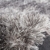 Handgefertigter Uni Hochflor Shaggy Teppich Lurex Moderne Teppiche Grau Weiß, Größe:160cm x 230cm - 