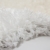 Handgefertigter Uni Hochflor Shaggy Teppich Lurex Moderne Teppiche Weiß SALE, Größe:80cm x 150cm - 