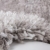 Handgefertigter Uni Hochflor Shaggy Teppich Moderne Teppiche Silber Weiß SALE, Größe:200cm x 290cm - 