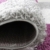 Hochflor Shaggy Teppich kariert in versch. Farben und Größen Langflor Teppiche für Wohnzimmer und Jugendzimmer. (60 x 110 cm, Violett) - 4