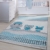 Kinder Teppiche für Kinderzimmer, Babyzimmer, Spielteppich Tiermotive lustige Nilpferd Panda und Esel , Multi Farben Blau Grau Weiss_0530, Maße:120x170 cm -