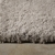 Moderner glänzender Hochflor (70 x 140 cm, taupe) Shaggy Teppich Uni einfarbig 