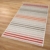Outdoor-Teppich "Hot Stripes" 110 x 60 cm Kunststoff für Innen und Außen - 1