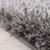 Shaggy Teppich Hochflor Langflor leicht Meliert Qualitativ u. Preiswert Uni Grau, Grösse:120x170 cm - 3