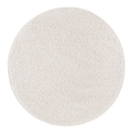 Shaggyteppich, Langflor, Hochflor, Runder-Teppich, Wohzimmer, Esszimmer, weicher Flor, uni-Farben, schadstofffrei, strapazierfähig, pflegeleicht, 100% Polypropylen, Ø100cm -
