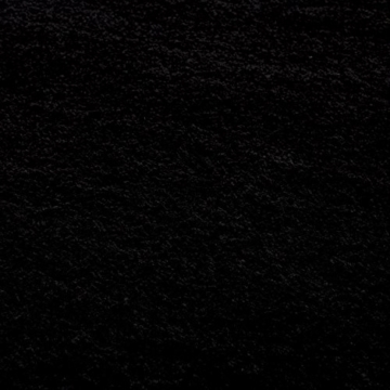 Teppiche Hochflor PRIME Shaggy für Wohnzimmer, Esszimmer. Gästezimmer mit 3 cm Florhöhe. Einfarbig Shaggy Teppiche OEKOTEX zertifizierte Teppiche. Schwarz Rot Beige Mocca Cream Pink. Verschiedene Farben und Größe 9000, Farbe:Schwarz, Maße:160x230 cm - 3